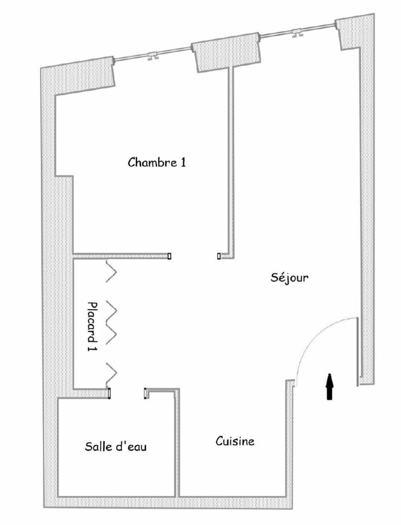 Appartement T1 à Paris