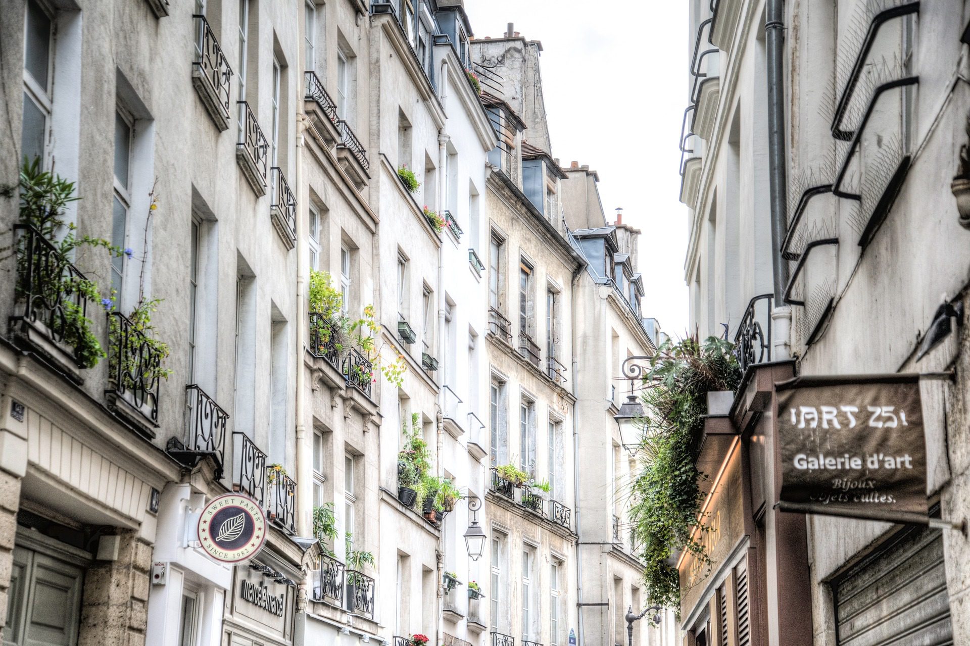 photo d'immeubles à Paris