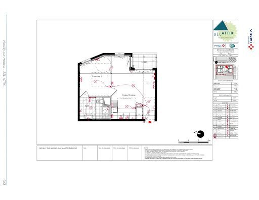 Photo 1 du bien immobilier Appartement T2 à Neuilly-sur-Marne – Ref LA2291